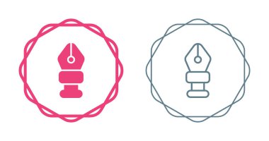 Showing colorful ink pen icons