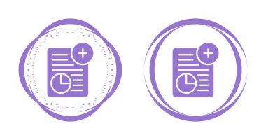 Dosya simgesinin vektör illüstrasyonu