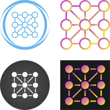 ağ ağ simgesi çizimi