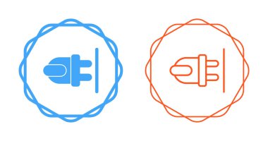 elektrik dolgu simgeleri beyaz arkaplanda izole edildi