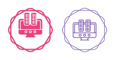 Showing colorful computer icons