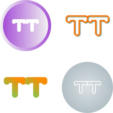 metin boyutu işaret vektör çizimi