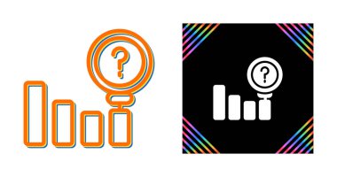 Satış Analizi web simgesi vektör çizimi