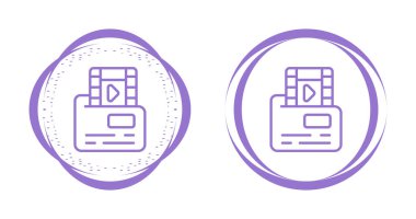 Beyaz arkaplan, vektör illüstrasyonunda bilgisayar dizinleri ve ses dosyaları simgeleri    