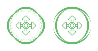 Pivot Noktası Ana Hattı Beyaz Arkaplan Simge Vektörü ResmiComment 