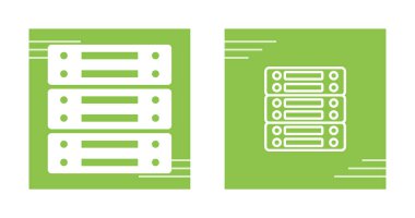 sunucu veri depolama simgesi ana hat biçiminde