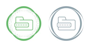 Renkli çemberler içinde iki ana dizin simgesi