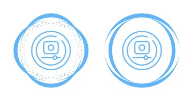 video kayıt simgeleri vektör illüstrasyonunu ayarla 