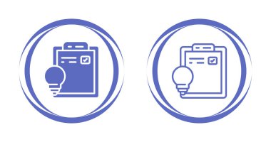 Dairelerin içinde ampul sembolleri bulunan pano simgeleri