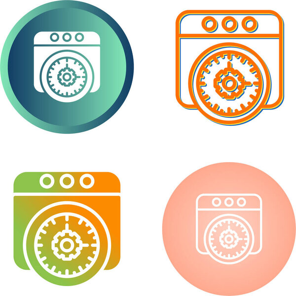 Web pages and stopwatches on white background,  vector illustration 