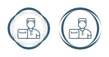 İnsan avatar simgeleri seti, vektör illüstrasyonu basit tasarım