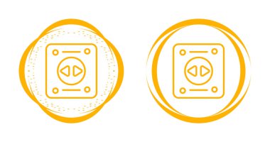 İki turuncu ortam kontrol simgesi