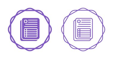 dosya simgesi seti, vektör illüstrasyonu basit tasarım