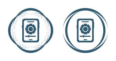  Cep telefonu simgesi beyaz arkaplanda izole edildi. 