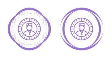 Hedef Seyirci Simgesi. Vektör Resimleri Beyaz Arkaplanda İzole Edildi 