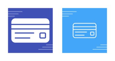 Renkli arka planlarda iki stilize kredi kartı