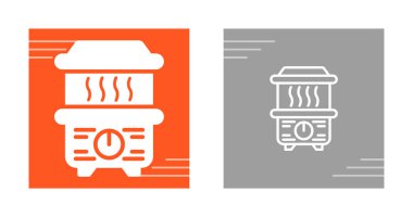 Yukarıdan yükselen buharlı bir yemek buharı tasviri..