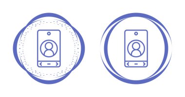 Cep telefonu ikonu vektör illüstrasyonu. Akıllı Telefon Basit İşaret Tasarımı