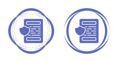 Çemberlerin içinde kalkan sembolleri içeren belge simgeleri