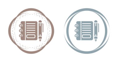 dizüstü bilgisayar ve kalem simgeleri ayarlandı, vektör illüstrasyonu