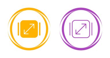 Web simgesi vektör resimlemesini yeniden boyutlandır