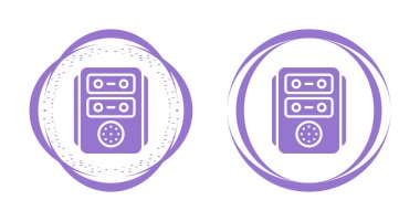 Beyaz arkaplanda izole radyo simgeleri, vektör illüstrasyonu 