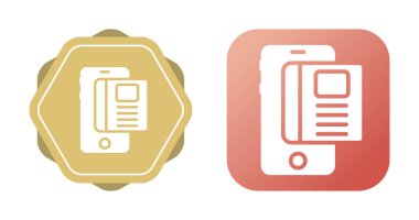 SIM kart simgeli bir akıllı telefon seti. İnce çizgi tarzı tasarım. vektör illüstrasyonu