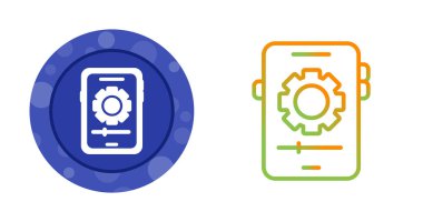  Cep telefonu simgesi beyaz arkaplanda izole edildi. 