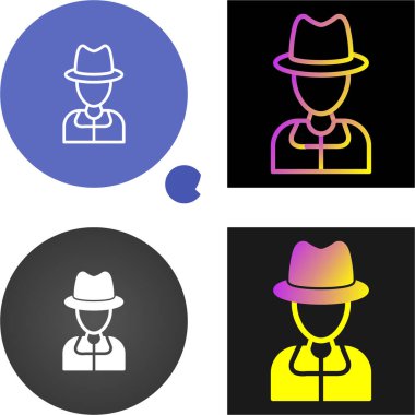 casus simgeleri beyaz arkaplanda izole edildi 