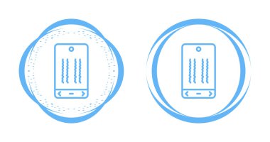 Titreşen ikon vektör çizimi tasarımı