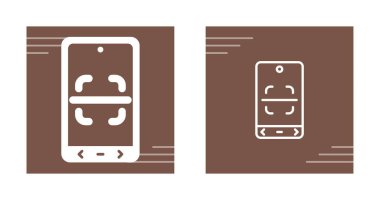 Akıllı telefon simgesi resimleme kullanılarak qr kodu taranıyor