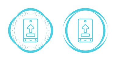 Web simge vektör çizim upload