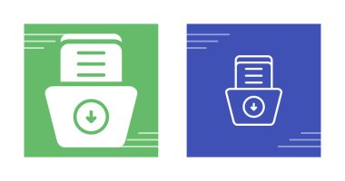 Belgeler dijital dosya simgeleri kullanılarak indiriliyor