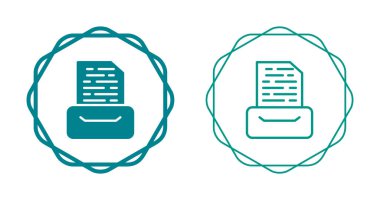 Dosya belgesi simgeleri, vektör illüstrasyonu