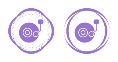 dj simge vektör illüstrasyon tasarımı