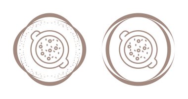 Güveç web simgesi vektör illüstrasyonu