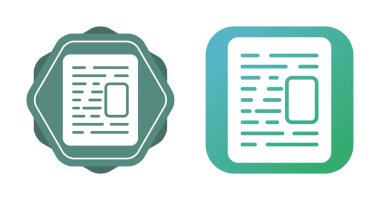 Metin düzenini gösteren dijital belge simgeleri