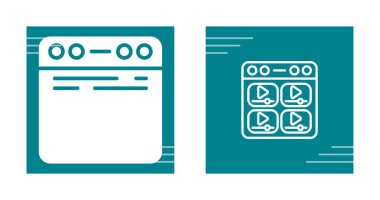 Fırın ve fırın simgeleri