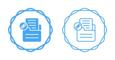 Web uygulamaları için renkli düz belge simgelerinin oluşturulması.