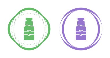 Su şişesi ikonu. Mineral şişe sembolü