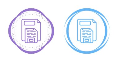 Kağıt belge simgesi. İzole edilmiş sembol. Beyaz arkaplanda vektör illüstrasyonu.