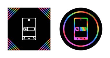 akıllı telefon simgeleri ayarlandı, vektör illüstrasyonu basit tasarım