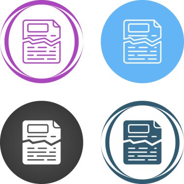 belge simgesi ayarlandı. dosya belgesi sembolü.