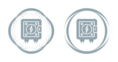 Outlet Kutusu simgeleri, vektör tasarımı