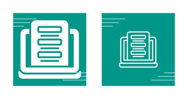 Web işlevselliği için hazırlanmış neşeli düz belge simgeleri kümesi.