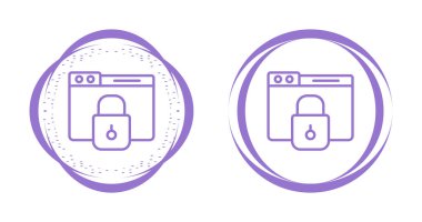ssl simge vektör illüstrasyon tasarımı