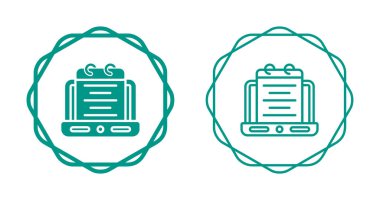 dizüstü bilgisayar simgeleri ayarlandı, vektör illüstrasyonu basit tasarım