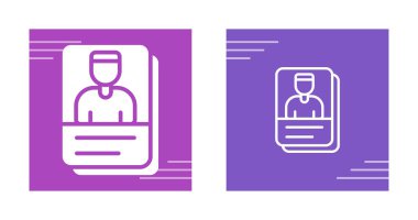 Renkli arkaplanlarda minimalist profil simgeleri