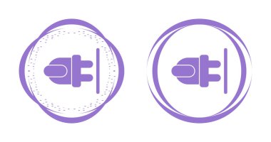 elektrik dolgu simgeleri beyaz arkaplanda izole edildi