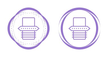 Kanal Uyarlayıcı simgeleri ayarlandı, vektör illüstrasyonu 